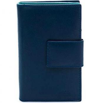 Stile e Funzione: Portafoglio Donna in Pelle Blu LSC561.RA.BL