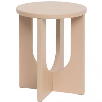 ATMOSPHERA Kaffeetisch Bloom Haselnuss 50×40 cm – Innenarchitektur