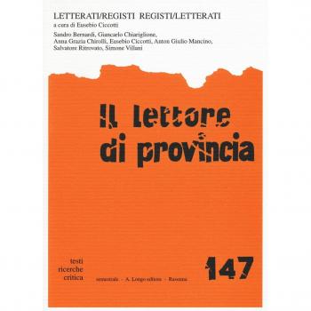 Il lettore di provincia. Letterati/registi. Registi/letterati
