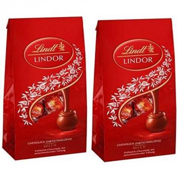 Lindt LINDOR Pralinen Milch 2 x 137 g
