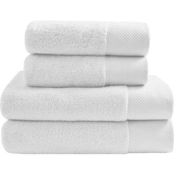 Coton Peigné Blanc Ensemble de Bain – Sensei Maison, 4 pièces