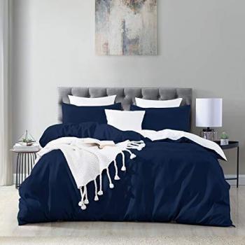 Reversible Microfiber Duvet & Pillow Case Set