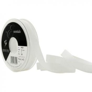 Berisfords 9425‑WH‑13 13 mm Kick Tape – Pure White