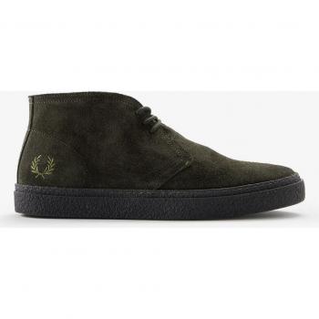Fred Perry B4361 Hawley Botines de Ante Verde