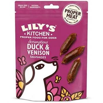Lily's Kitchen Friandises Canard Cerf Pour Chien 8 Unités 70 G
