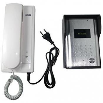 Citofono Esterno 2 Fili con Pulsante Apertura Cancello Luckarm 3208A