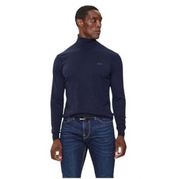 Guess Turtleneck Jumper for Men, Blue, Size: XL