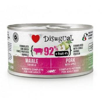 Disugual Comida Húmeda de Cerdo con Manzana 150g