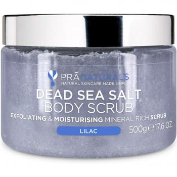 PraNaturals Totes-Meer-Salz Peeling mit Flieder 500 g