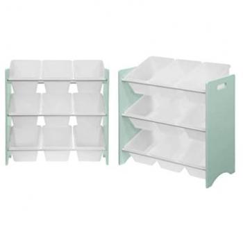 Forest Fern Kid’s Storage Set – Dual Unit, 18 Compartments