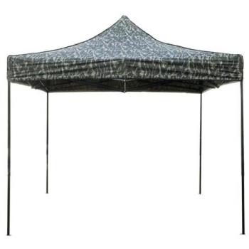 Telo de Recambio Impermeable 3x3 para Gazebo Plegable Color Camuflaje Militar