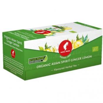 Julius Meinl Bio Kräutertee Ingwer Zitrone Asian Spirit, 25 Teebeutel