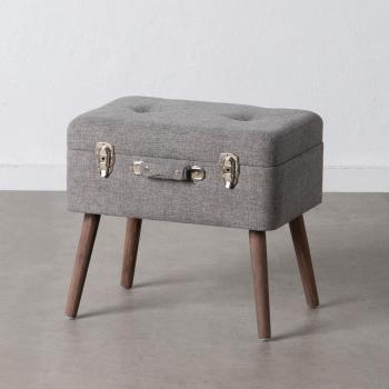 Scatola 50 x 35 x 45 cm in Tessuto Sintetico e Legno