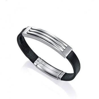 Pulsera Hombre Viceroy 75051P01010 Acero y Piel