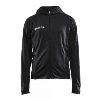 Craft Evolve Kinderjacke mit Kapuze, Schwarz, 10-12 Jahre