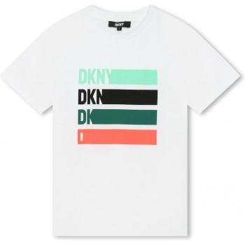 T-shirt blanc 14A DKNY enfant coton manches courtes