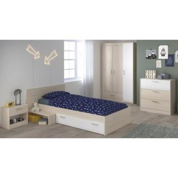 Parisot Charly 4-teiliges Jugendzimmer Set mit Kleiderschrank