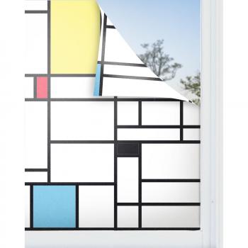 Fenêtre Film Mondrian Panorama 73 x 200 cm