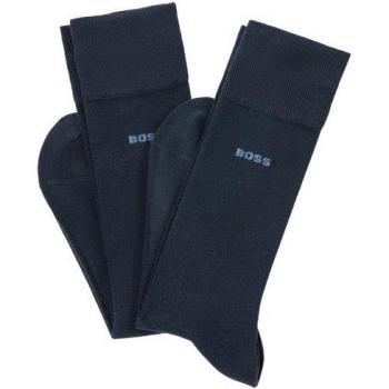BOSS 2er Pack Businesssocken mit Strickbündchen