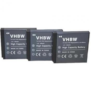 Vhbw 650 mAh Kameraakku für S47000