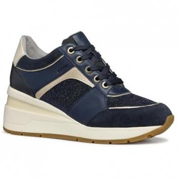 Blue Geox ZOSMA Trainers for Women – D Series