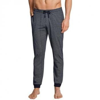 Schiesser Pyjamahose mit elastischem Bund, Dunkelblau, Herren