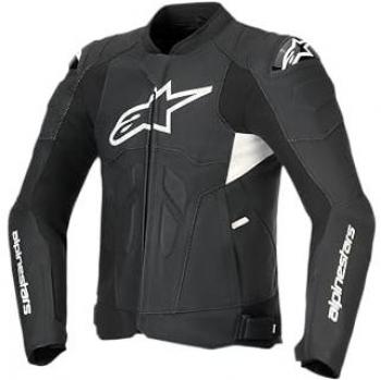 Chaqueta de Cuero Perforada Dusk Airflow (Negro/Blanco)