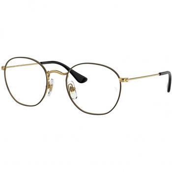 Occhiali Ray‑Ban RY9572V Junior, Rob, Vestibilità Orientale 4086 – Montatura in Metallo Oro