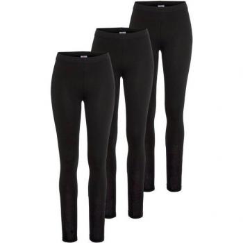 Leggings FLASHLIGHTS, 3er Pack, Baumwollmix für Damen