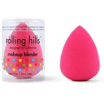 Red Rolling Hills Beauty Sponge – All‑Natural Latex‑Free Formula