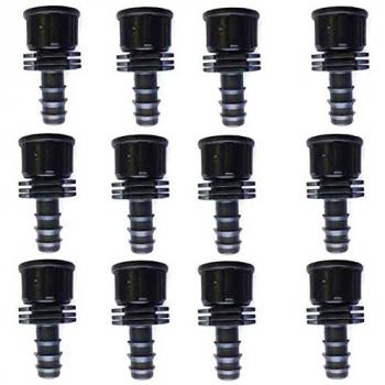 Suinga 100‑Packung 16 mm Braun – Tropfkrüze