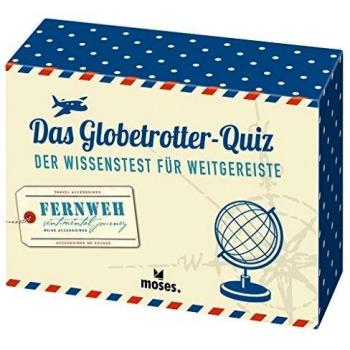 Johan Christoph Krafft Das Globetrotter-Quiz: Der Wissenstest Für Weitgereiste   Riesen-Weltkarte Als Kartenrückseiten-Puzzle
