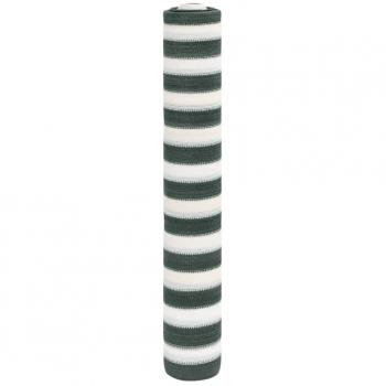 Brise-vent jardin 2×25 m, PEHD 150 g/m², couleur vert blanc – VidaXL