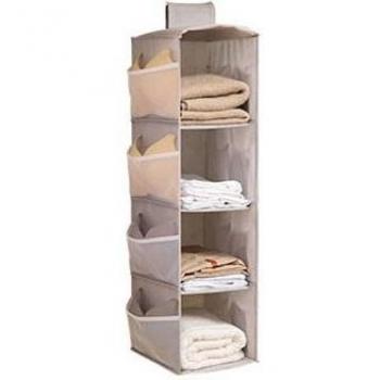 Garderobe Organizer mit 4 Fächern