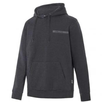 Men's Joluvi Charcoal Melange Printed Hoodie
