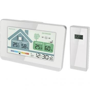 Miraval Funk-Wetterstation mit Hygrometer und Schimmelwarnung