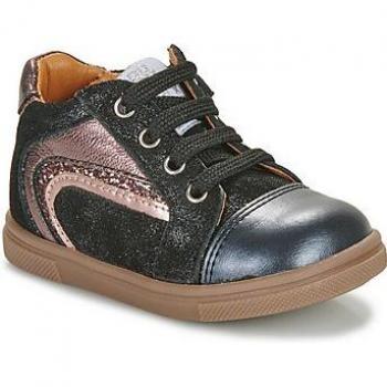 GBB ALMA Girls' Black High-Top Athletic Shoes