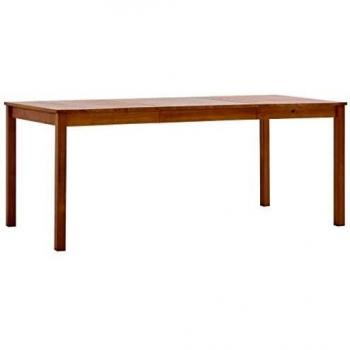 VidaXL Table de Salle à Manger Neuve en Pin Marron Miel 180 x 90 x 73 cm