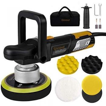 Poliermaschine, Ginour 900W Poliermaschine mit 5 Polierschwämmen