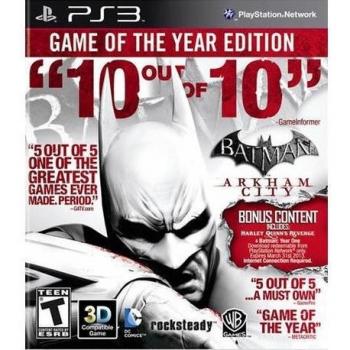 BATMAN ARKHAM CITY EDICION GAME OF THE YEAR PLAYSTATION 3 PS3 PAL ESPAÑA GOTY