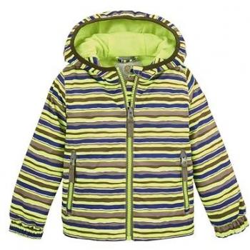 FIOS 56 MNS – Sportliche Kids-Outdoorjacke (grün) mit Kapuze und elastischen Ärmeln