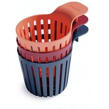 Chef’s Pasta & Vegetable Holders – Heat‑Resistant, 20x12.5x12.5 cm – 3 Pack