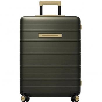 Horizn Studios 4-Rollen Hartschalen-Trolley Dunkeloliv