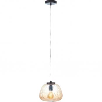 Luz Colgante Kaizen 25 cm Ámbar‑Cristal