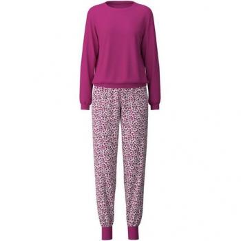 CALIDA Pyjama für Damen, M, Rosa, 100% Baumwolle