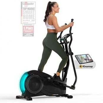 Sportstech CX700 mit innovativer LED Technologie | Profigerät Crosstrainer für Zuhause | Heimtrainer
