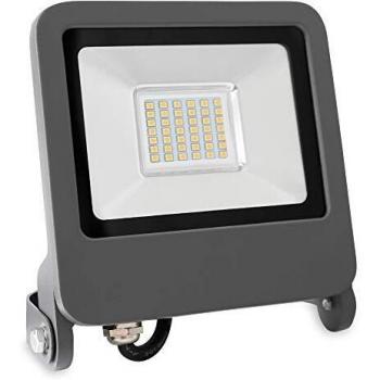 Showlite FL‑4030 NW 30 W LED‑Outdoor‑Leuchte – Grau