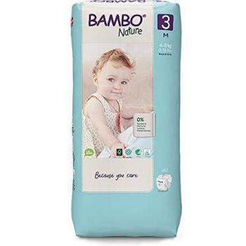 Bambo Nature Disposable Nappies Size 3 Jumbo Pack 52