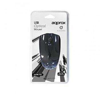 Approx APPOMLITE Wired USB Optical Mouse Black