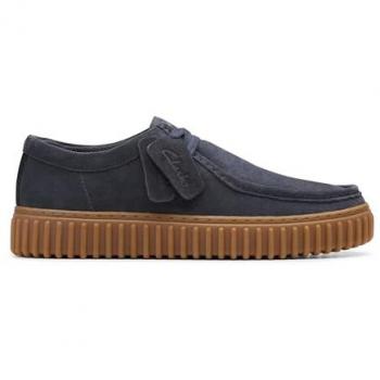 Mocasines Clarks Torhill Lo en Suede Azul